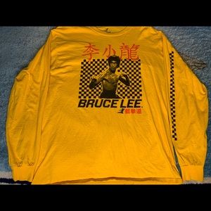 Bruce Lee yellow long sleeve